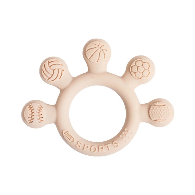 Anneau de dentition en silicone (sans BPA)