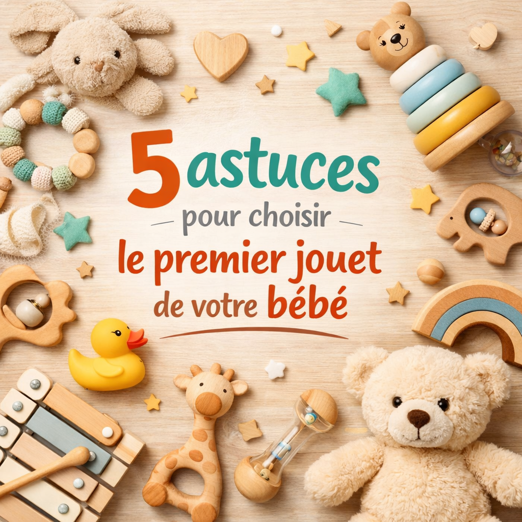 5 astuces pour choisir le premier jouet de votre bébé
