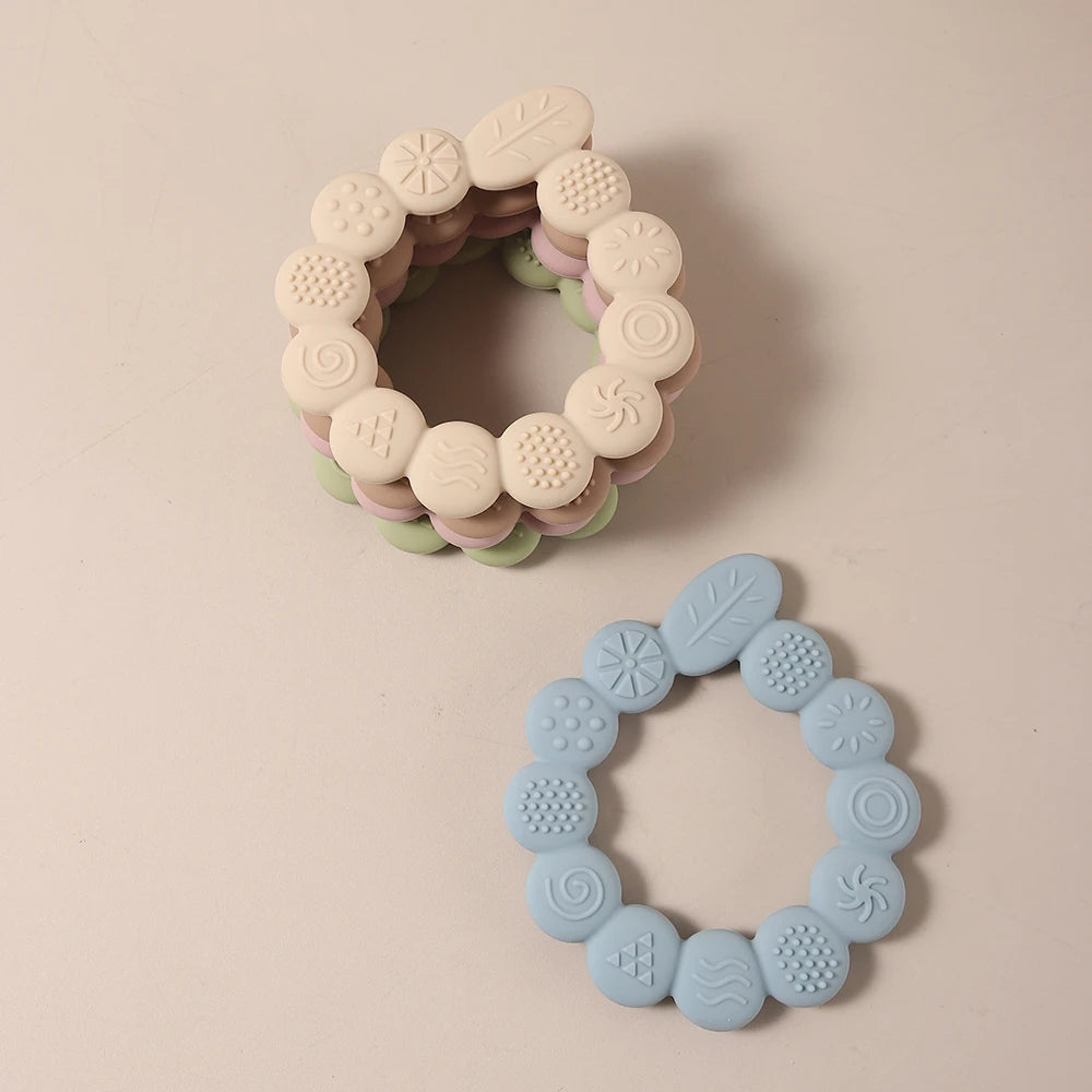 Anneau de dentition en silicone - doux et sécurisé
