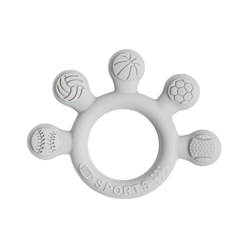Anneau de dentition en silicone (sans BPA)