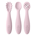 Set d’apprentissage bébé – Cuillères & fourchette en silicone