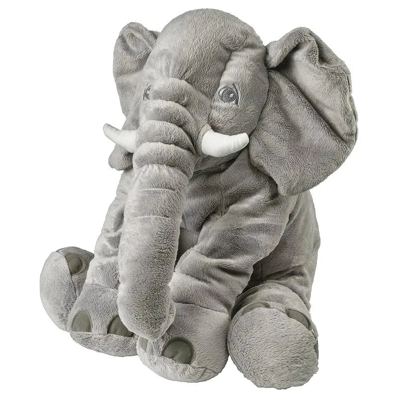 Peluche éléphant douce – Coussin compagnon