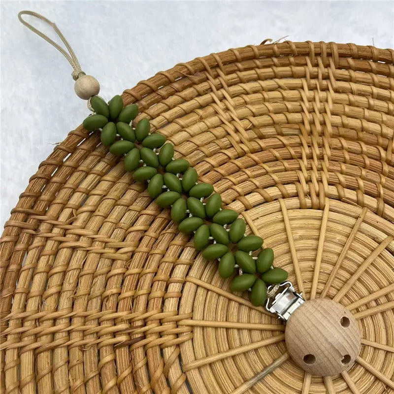 Attache tétine en silicone