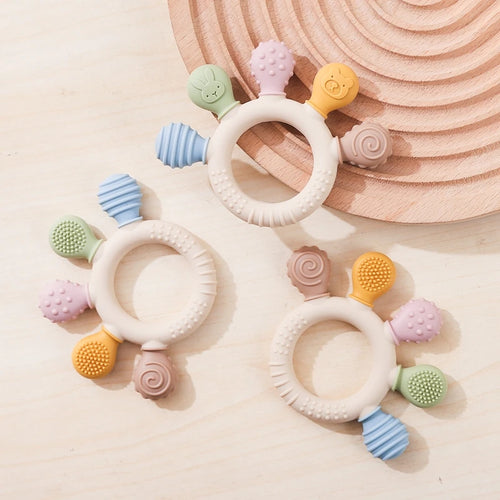 Anneau de dentition en silicone (sans BPA)