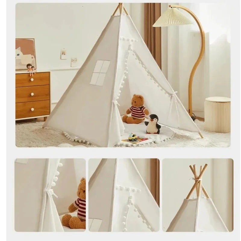 Tente tipi enfant portable – Maisonnette de jeu indoor