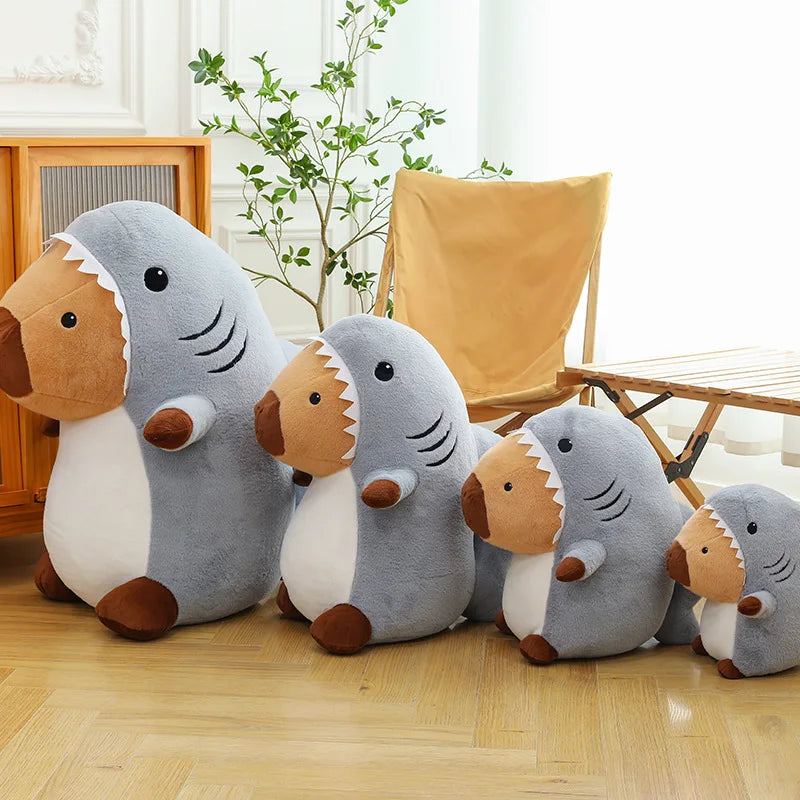 Peluche Capybara Requin – Compagnon original