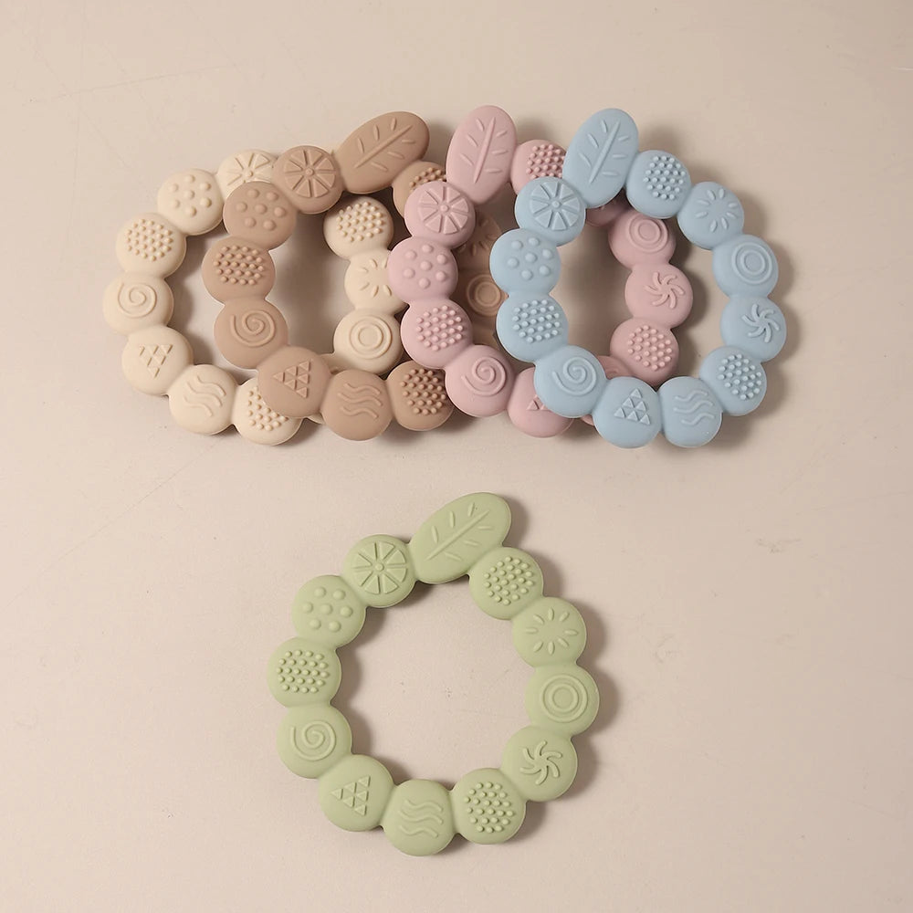 Anneau de dentition en silicone - doux et sécurisé