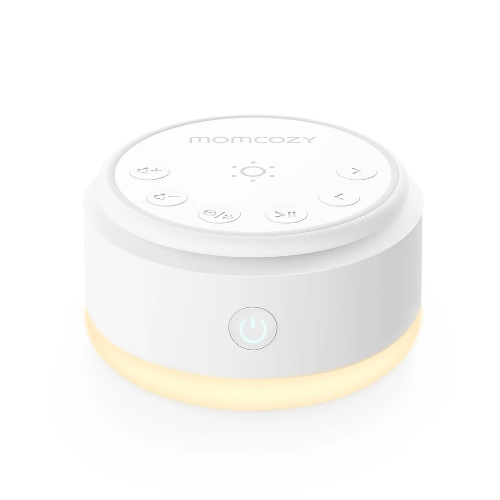 Boite à bruits blancs portable avec veilleuse intégrée MOMCOZY
