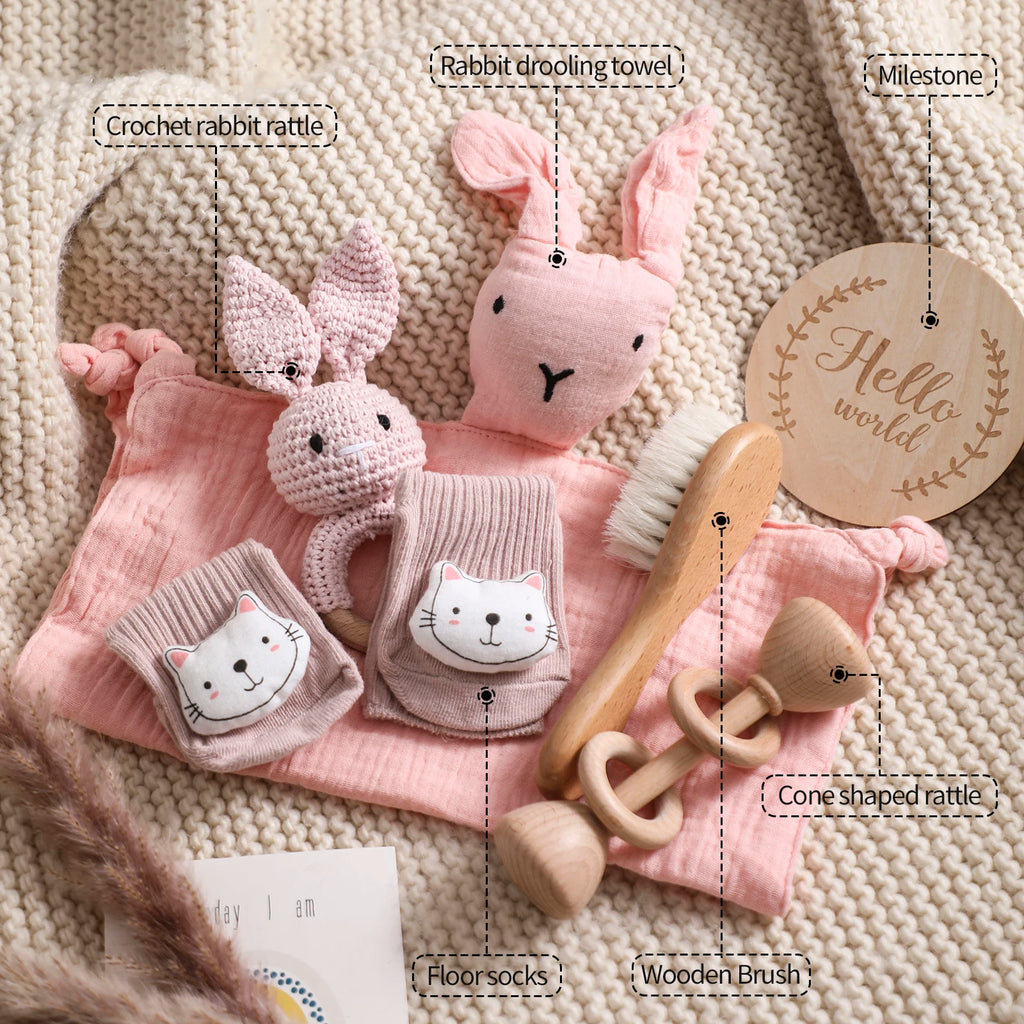 Coffret naissance 7 pièces – Eveil & tendresse