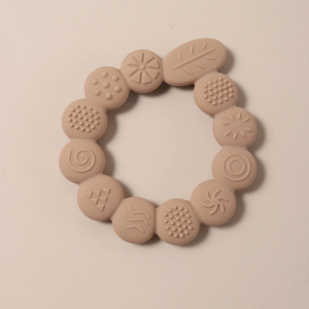 Anneau de dentition en silicone - doux et sécurisé