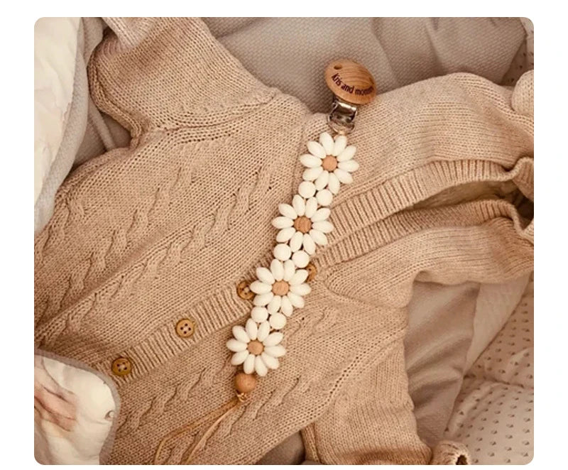 Attache tétine en silicone