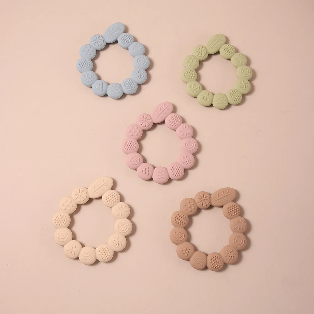 Anneau de dentition en silicone - doux et sécurisé