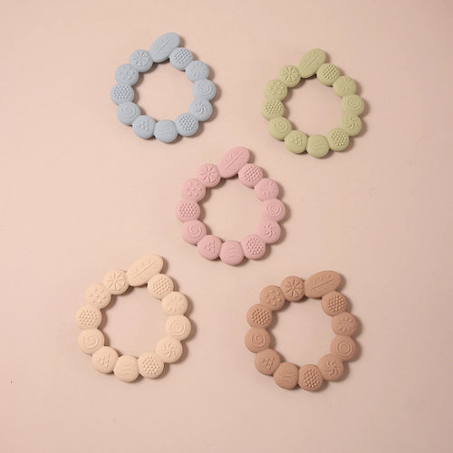 Anneau de dentition en silicone - doux et sécurisé