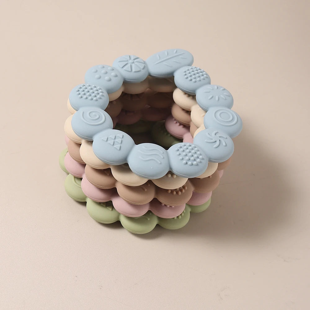 Anneau de dentition en silicone - doux et sécurisé