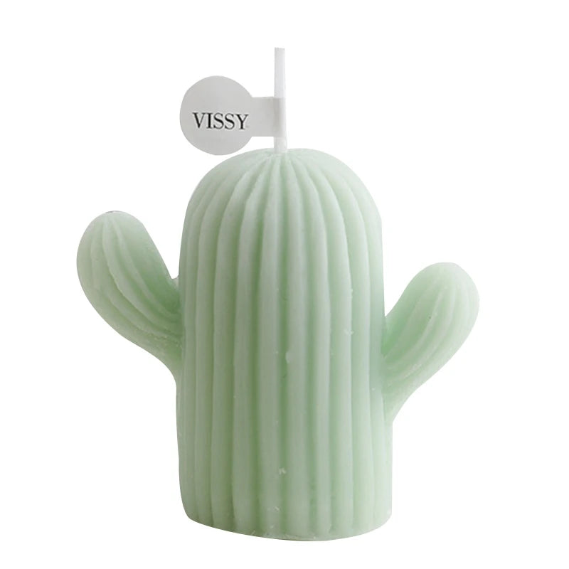 Petite Bougie Quantique Parfumée – Design Cactus