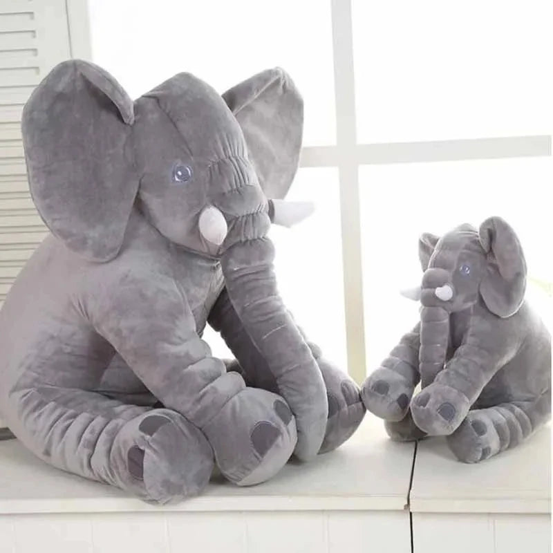 Peluche éléphant douce – Coussin compagnon