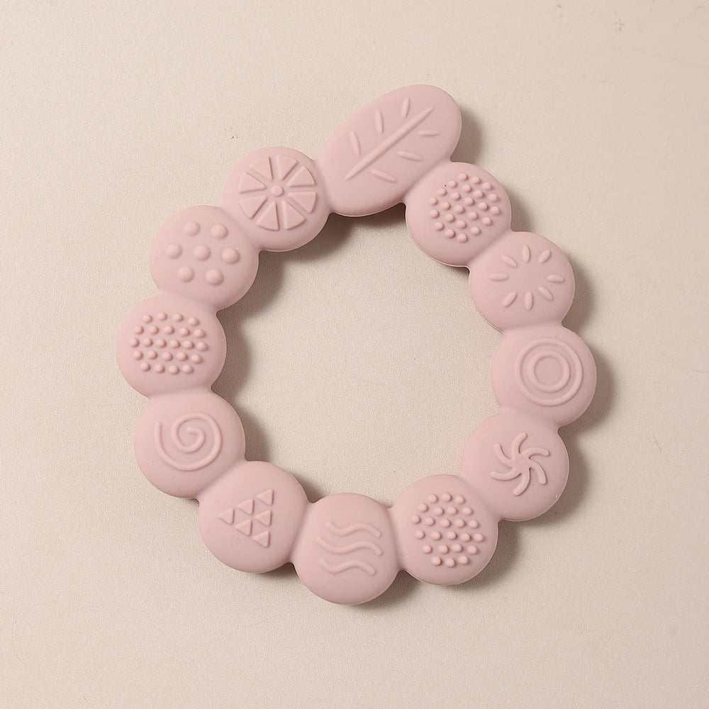 Anneau de dentition en silicone - doux et sécurisé