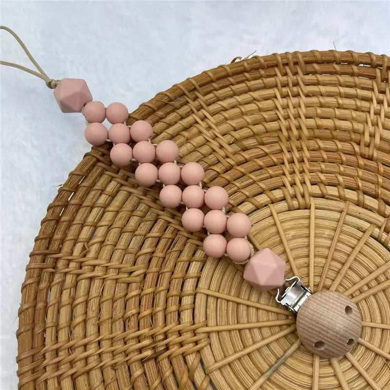 Attache tétine en silicone