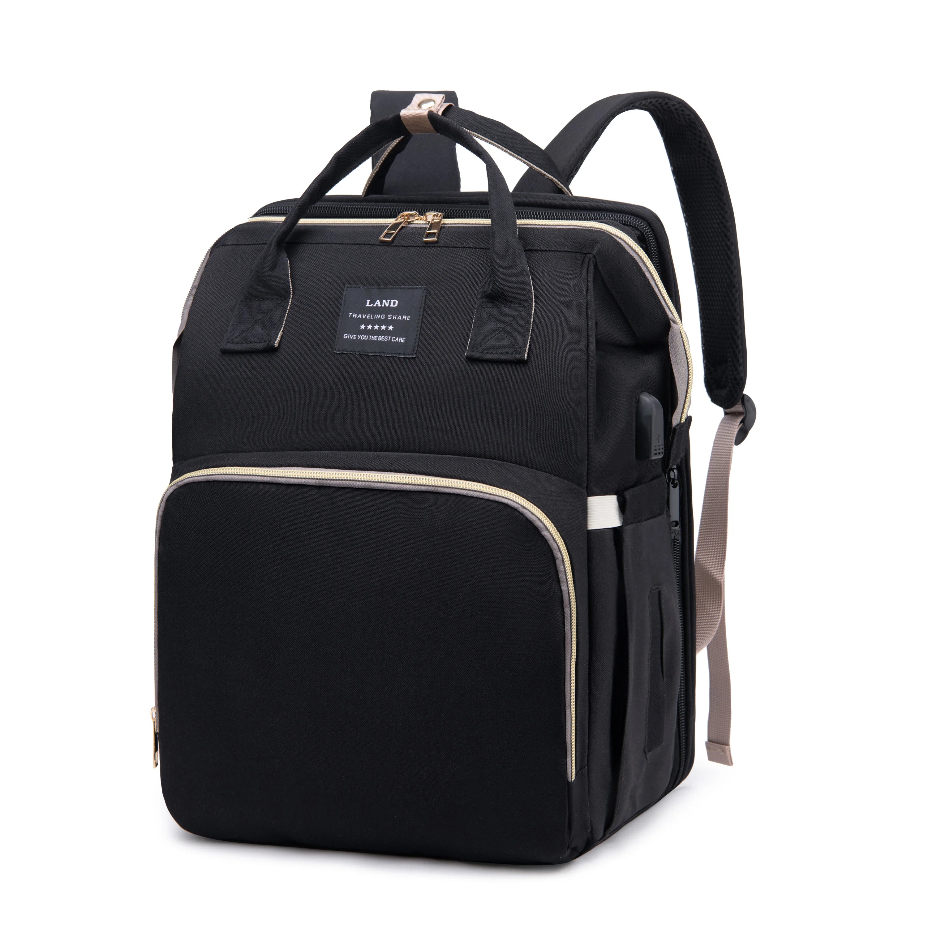 Sac à langer multifonction avec port USB