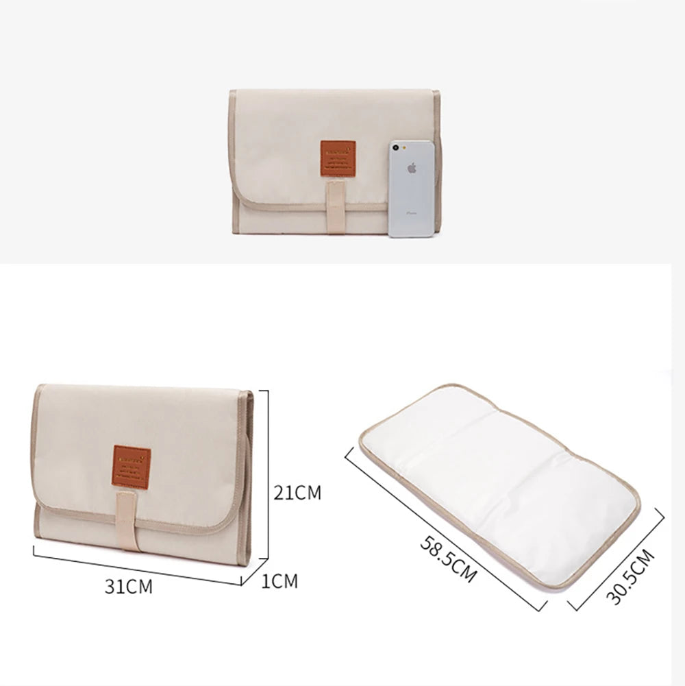 Matelas à langer pliable – Imperméable & compact