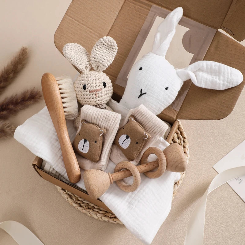Coffret naissance 7 pièces – Eveil & tendresse
