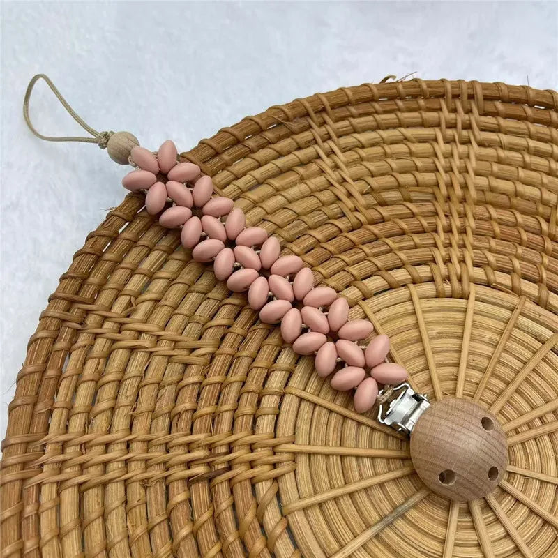 Attache tétine en silicone