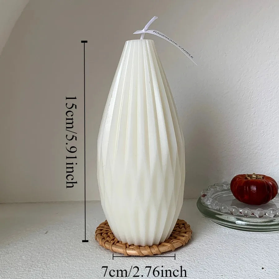 Bougie Cylindrique Nordique – Sans Fumée