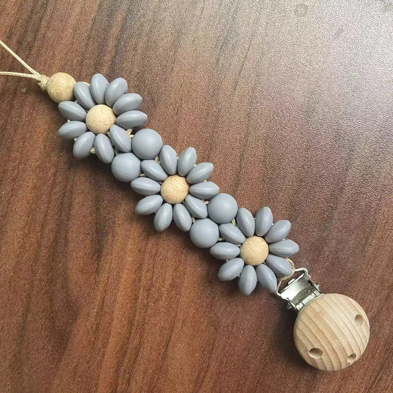 Attache tétine en silicone