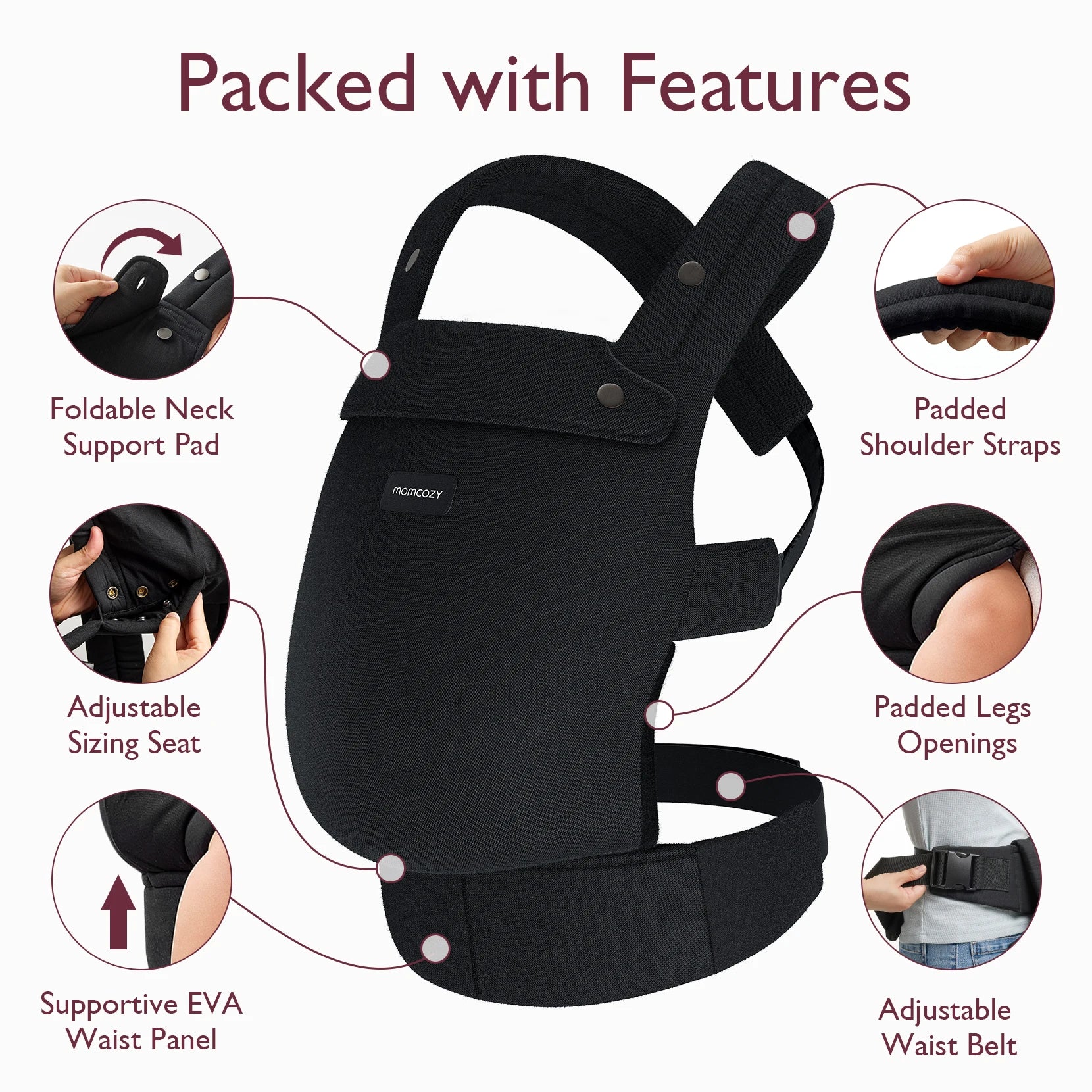 Porte-bébé ergonomique MOMCOZY