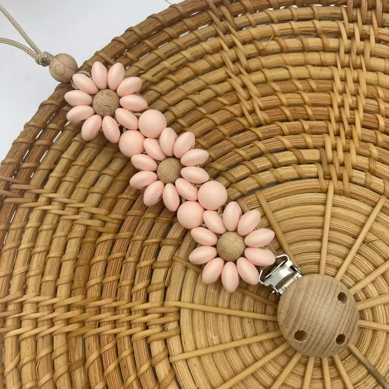 Attache tétine en silicone