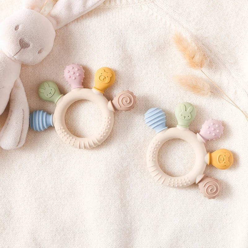 Anneau de dentition en silicone (sans BPA)