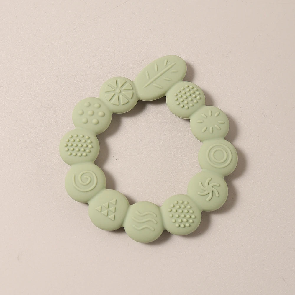 Anneau de dentition en silicone - doux et sécurisé