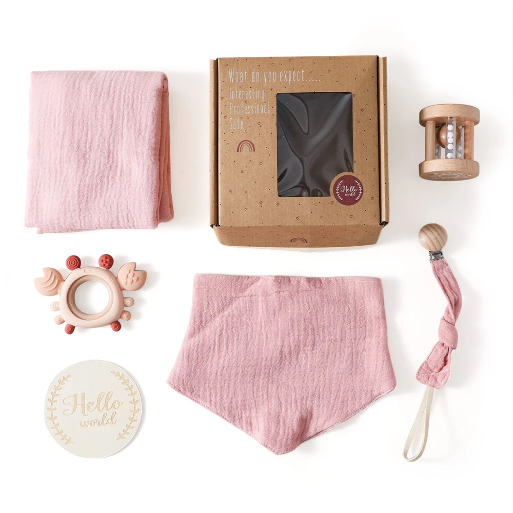 Coffret cadeau bébé complet – Douceur & éveil