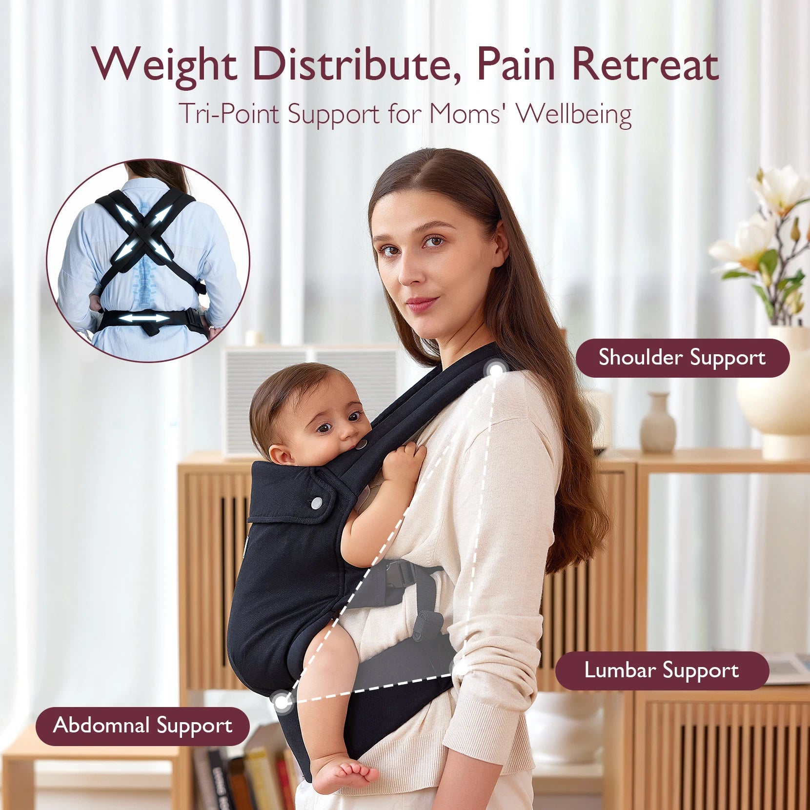 Porte-bébé ergonomique MOMCOZY