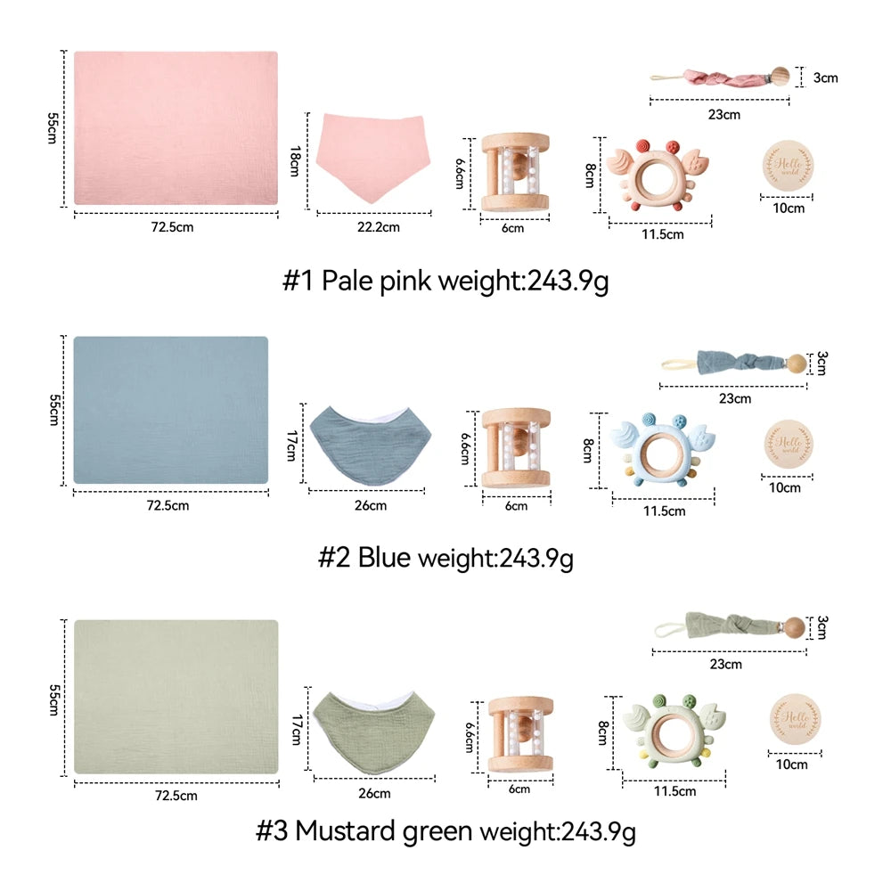 Coffret cadeau bébé complet – Douceur & éveil