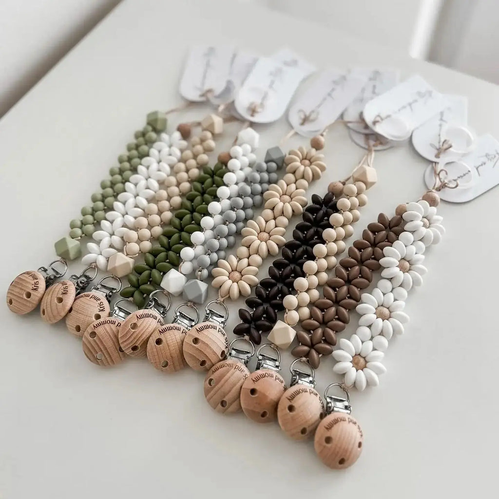 Attache tétine en silicone