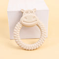 Anneau de dentition silicone hippopotame