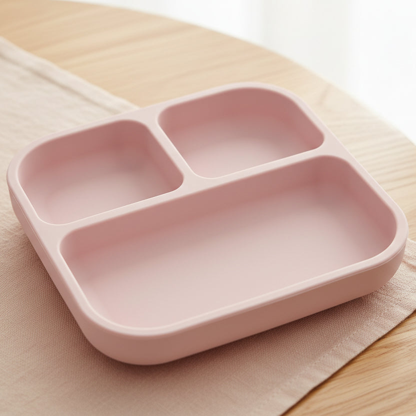 assiette silicone ventouse bébé antidérapante
