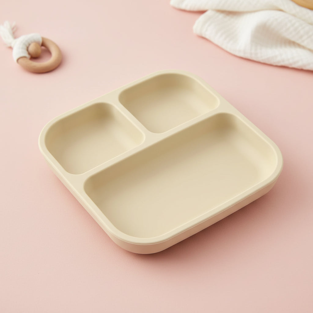 assiette silicone ventouse bébé antidérapante