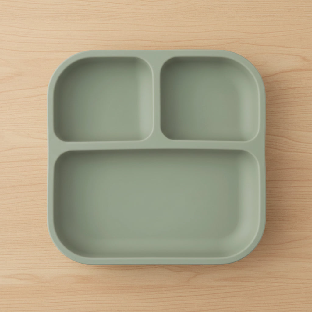 assiette silicone ventouse bébé antidérapante