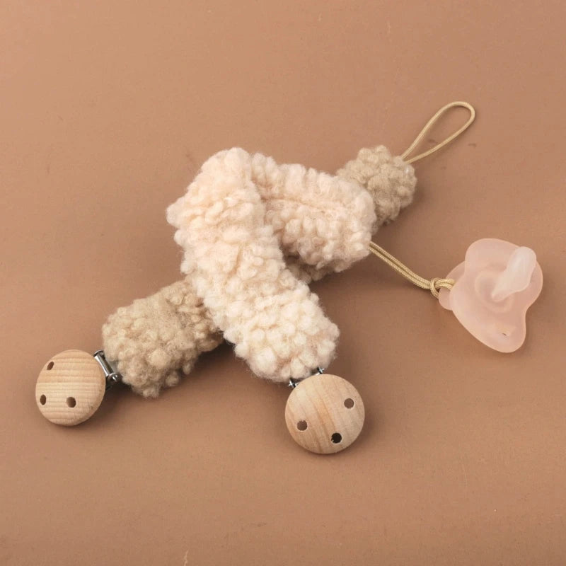 attache tétine mouton clip sécurisé bébé