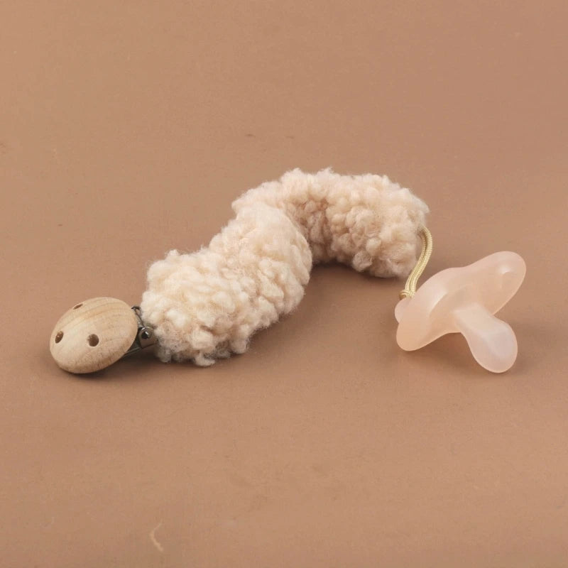 attache tétine mouton clip sécurisé bébé