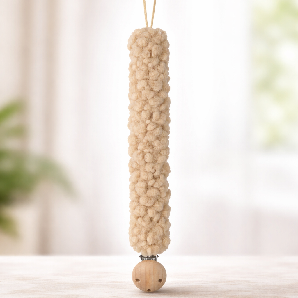 attache tétine mouton clip sécurisé bébé