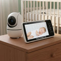 Babyphone vidéo 5 pouces avec écran HD et caméra orientable