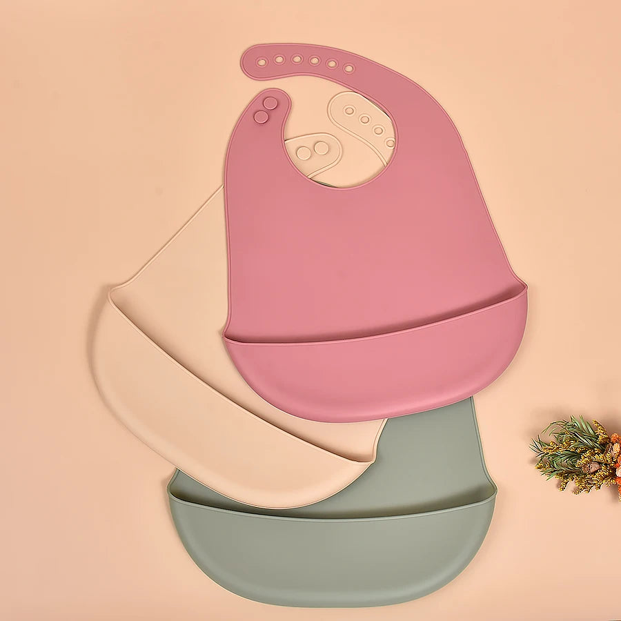Bavoir silicone bébé impermeable