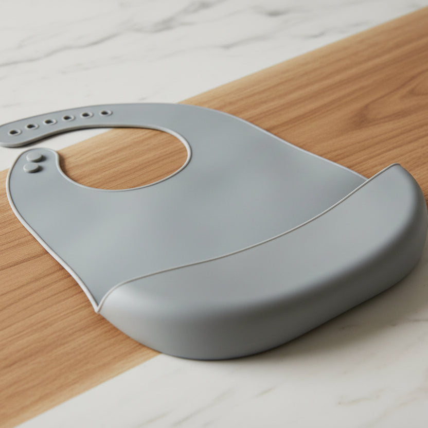 Bavoir silicone bébé impermeable