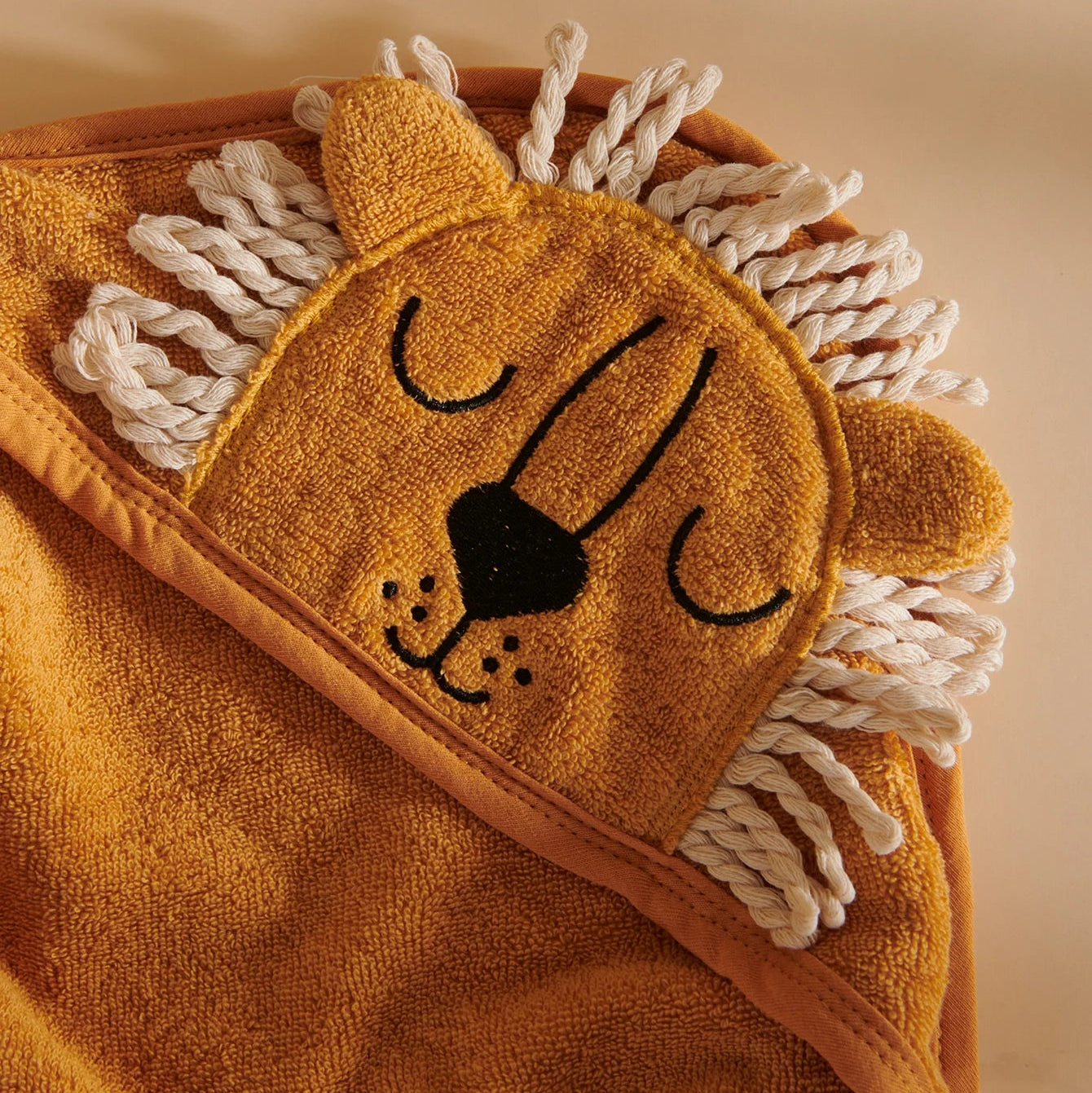 Cape de bain bébé 90×90 cm – Douceur & absorption