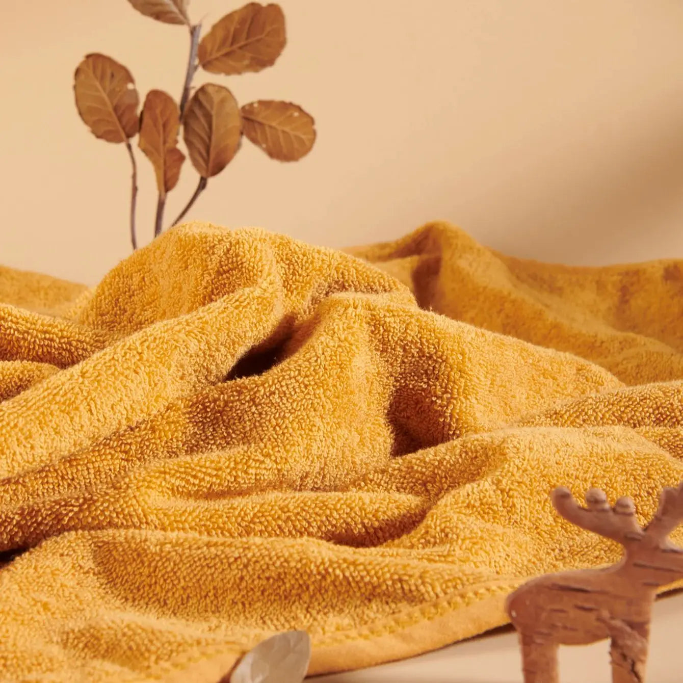 Cape de bain bébé 90×90 cm – Douceur & absorption