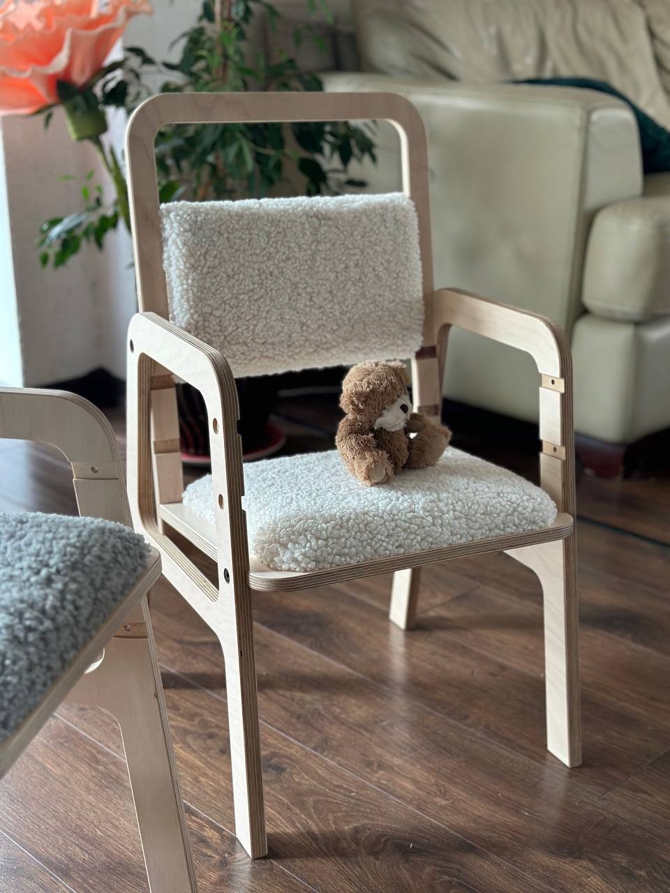 Chaise enfant ajustable Luula - Vanilla