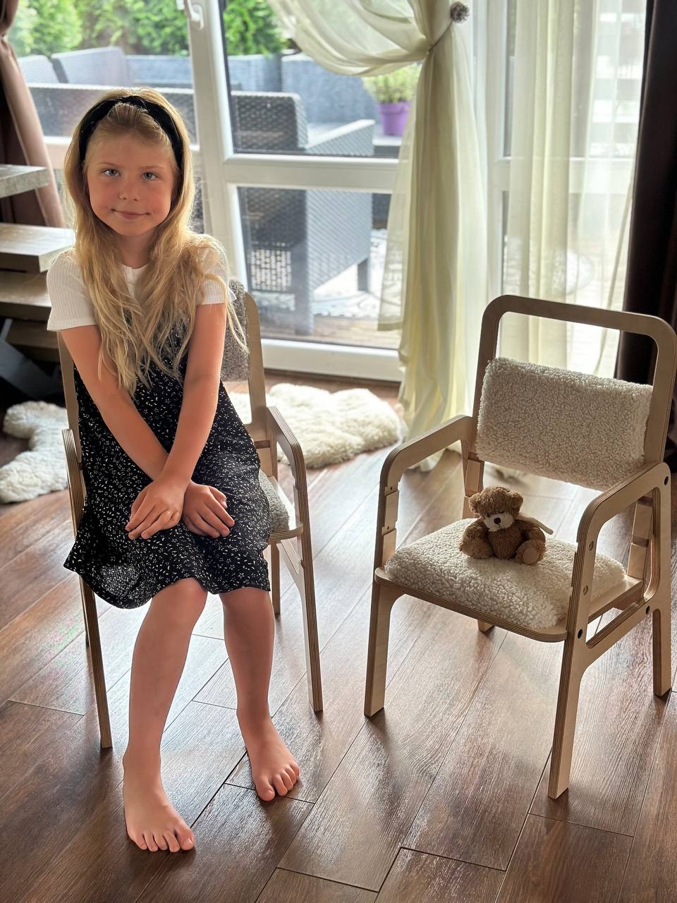 Chaise enfant ajustable Luula - Vanilla